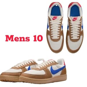 Nike Men's Sneakers - Brown and Blue